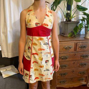 René Geneva Sushi Halter Dress